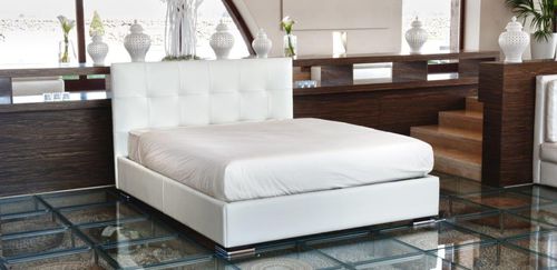 Doppelbett - SMITH - Alpa Salotti - modern / Polster / gepolstertes Kopfteil