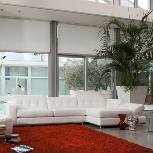 Modulsofa - RIVIERA - Alpa Salotti - modern / Leder / mit Kopfstütze