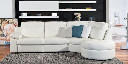 Modulsofa - CASADEI - Alpa Salotti - modern / Leder / schrägstellbar