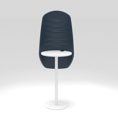 Moderner Stehtisch - ERMES - ALTEK ITALIA DESIGN - Laminat / Stoff / Gestell aus Stahl