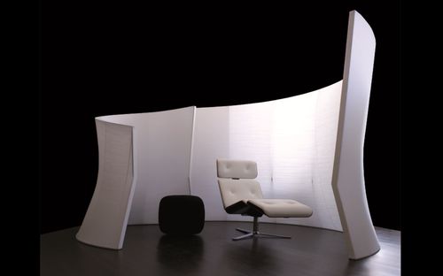 Modularer Einzelarbeitsplatz - INCONTRI LIGHT - ALTEK ITALIA DESIGN - Stoff