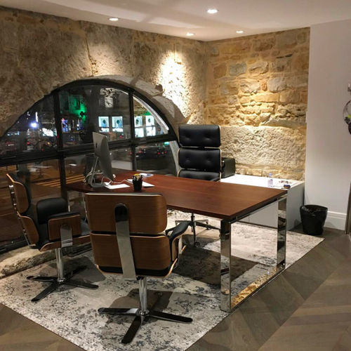 Bodenstehender Schreibtisch - Philia - ALTEK ITALIA DESIGN - modern / Holz / gerade