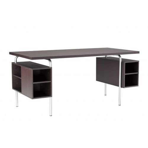 Bodenstehender Schreibtisch - VERTIGO LV75 - ALTEK ITALIA DESIGN - modern / MDF / Wenge
