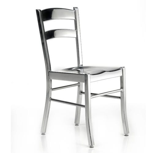 Klassischer Restaurantstuhl - KORE - ALTEK ITALIA DESIGN - für den Innenraum / Aluminium / Holz