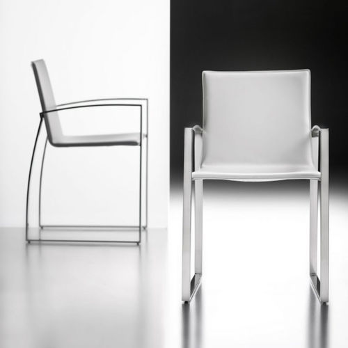 Klassischer Stuhl - ANDREA - ALTEK ITALIA DESIGN - für den Innenraum / Leder / Kunstfell