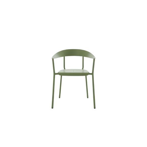 Moderner Gartenstuhl - Alu Mito - ALTEK ITALIA DESIGN - für Außenbereich / Aluminium / aus lackiertem Aluminium