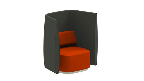Moderner Besuchersessel - AIRWAVE 08 - ALTEK ITALIA DESIGN - Kunstleder / Polyurethanschaum / Stoff