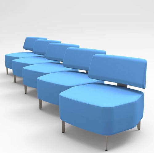 Moderner Sessel - AIRWAVE 17 - ALTEK ITALIA DESIGN - Kunstleder / feuerfester Stoff / Stahl