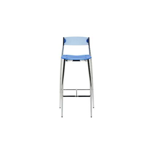 Moderner Hocker - BABA - ALTEK ITALIA DESIGN - PMMA / Gestell aus Stahl / mit Fußstütze
