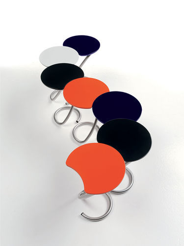 Moderner Couchtisch - VERTIGO LV37 - ALTEK ITALIA DESIGN - MDF / Gestell aus Stahl / rund