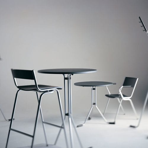 Moderner Stehtisch - VERTIGO LV33 - ALTEK ITALIA DESIGN - Stahl / Gestell aus Stahl / quadratisch
