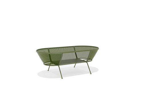 Industriedesign-Couchtisch - QUIZAS - ALTEK ITALIA DESIGN - Eisen / Gestell aus Metall / oval