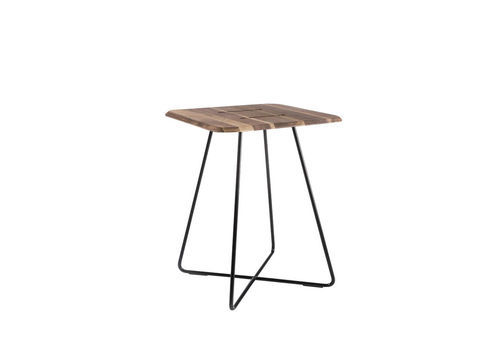 Moderner Couchtisch - LEVANTE - ALTEK ITALIA DESIGN - Sperrholz / Gestell aus Eisen / quadratisch