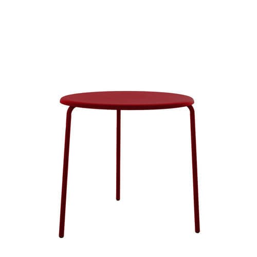 Moderner Esstisch - ALU MITO - ALTEK ITALIA DESIGN - Aluminium / Gestell aus Aluminium / rund