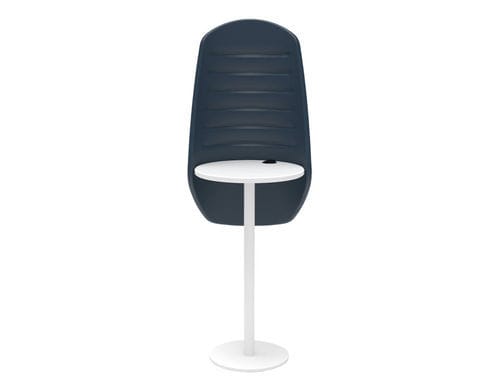 Moderner Blumentisch - ERMES - ALTEK ITALIA DESIGN - HPL / Gestell aus Stahl / rund