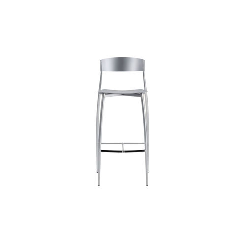 Moderner Barhocker - BABA - ALTEK ITALIA DESIGN - Stahl / Gestell aus Stahl / mit 4 Beinen