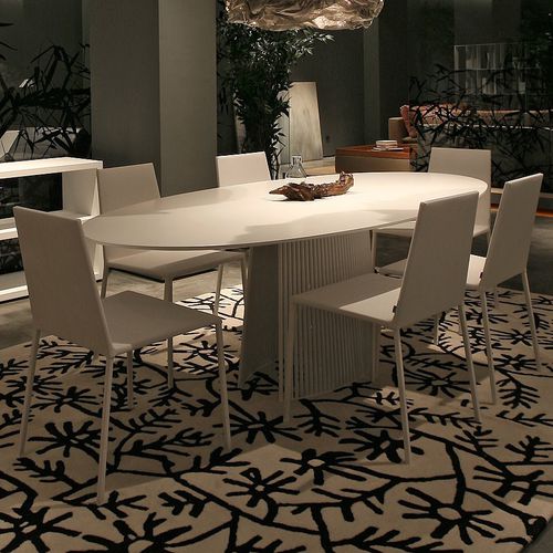 Moderner Esstisch - SERI - B&T Design - Metall / Marmor / MDF