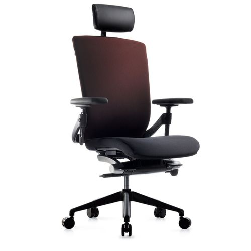 Moderner Bürosessel - T61 - B&T Design - Stoff / schrägstellbar / mit Kopfstütze