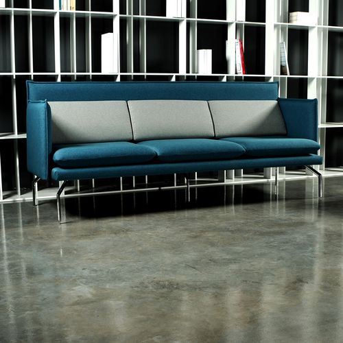 Modernes Sofa - CUBE - B&T Design - Stoff / Kunstleder / Leder
