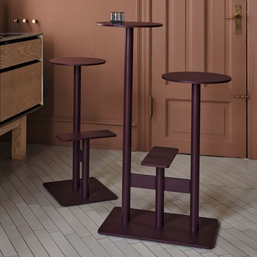 Moderne Tisch- und Stuhlkombination - COMBO 3 - Blå Station - für den Innenraum / für Außenbereich / Aluminium