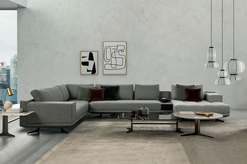 Modulsofa - Blake - Bodema - modern / Stoff / Leder