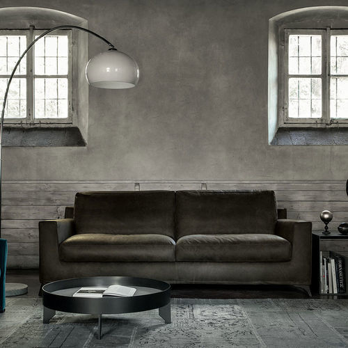 Modernes Sofa - Mr Floyd - Bodema - Stoff / Leder / mit Armlehnen