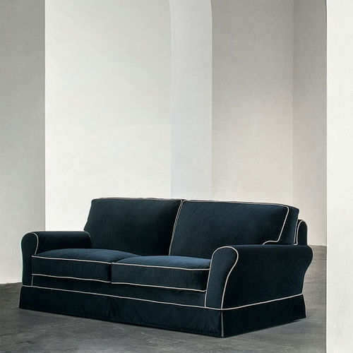 Klassisches Sofa - Murano - Bodema - Stoff / Leder / mit Armlehnen