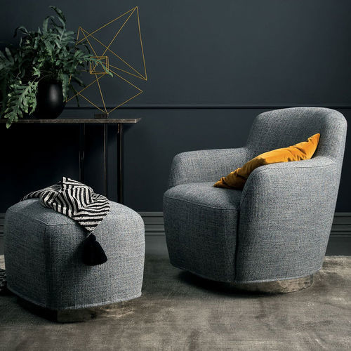 Moderner Sessel - Ingrid - Bodema - Stoff / Leder / Holz