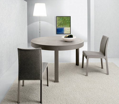 Moderner Tisch - THOR - Bross Italia - Eiche / rund / ausziehbar