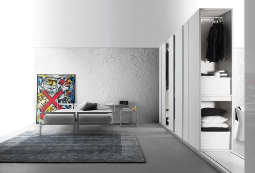 Moderner begehbarer Kleiderschrank - BAR CODE - Bross Italia - Holz