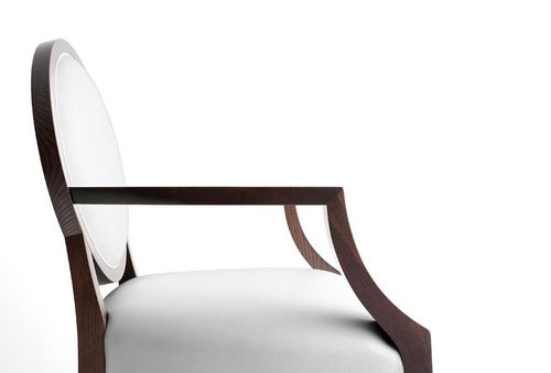 Klassischer Sessel - ATENA - Bross Italia - Buche / Massivholz / Medaillon