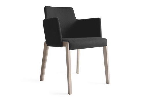 Moderner Sessel - BRIDGET - Bross Italia - Leder / Stoff / Bridge