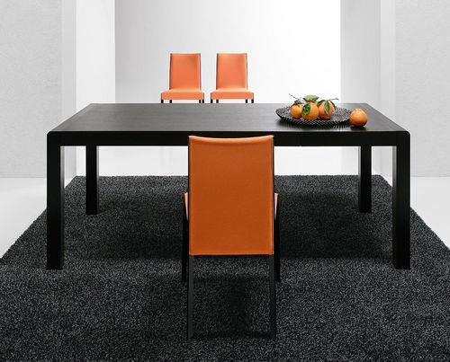 Moderner Tisch - LONDON - Bross Italia - Eiche / lackiertes Holz / gebeiztes Holz