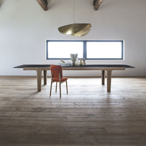Moderner Tisch - AMALONG - Bross Italia - NTM Fenix® / Gestell aus Nussbaum / Gestell aus Esche