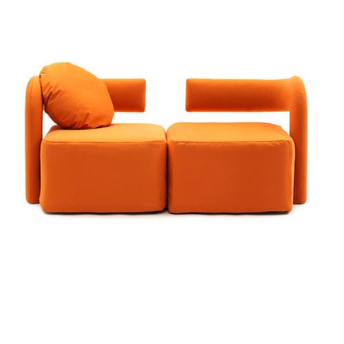 Moderner Sessel - Virgola - Campeggi - Stoff / Bett / modular