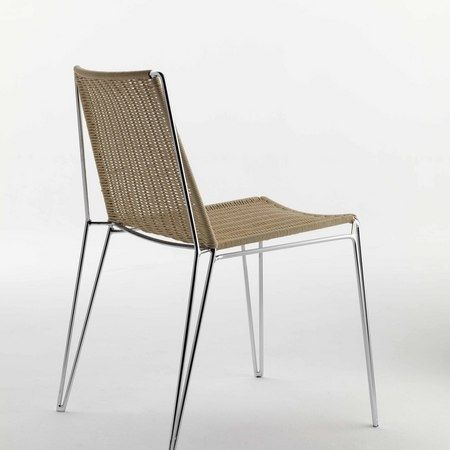Moderner Restaurantstuhl - PENELOPE WEAVE - Casprini Gruppo Industriale - Stoff / stapelbar