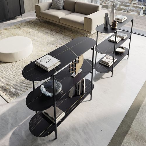 Trennwand-Regal - SUPERNOVA  - Dall'Agnese - modern / Eiche / Nussbaum