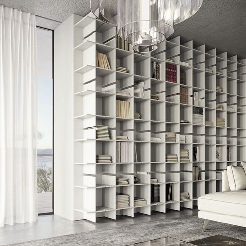 Wandmontiertes Bücherregal - BOOKRID  - Dall'Agnese - Modul / modern / lackiertes Holz