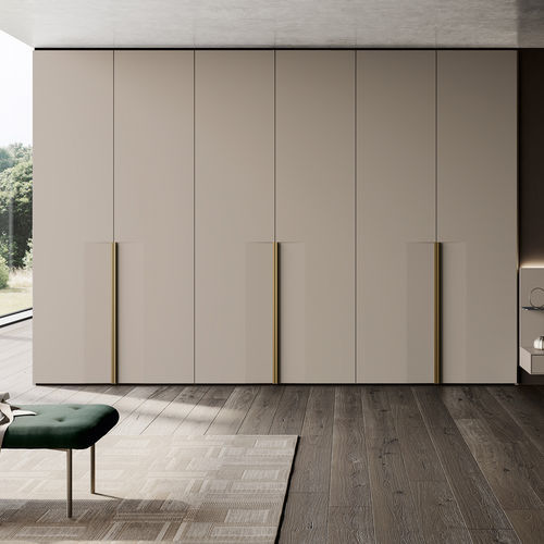 Moderner Kleiderschrank - FRECCIA  - Dall'Agnese - mattlackiertes Holz / melaminbeschichtet / mit Schwingtür