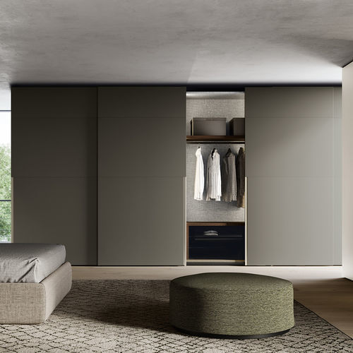 Modul-Kleiderschrank - GREEN  - Dall'Agnese - modern / Eiche / hochglanzlackiertes Holz