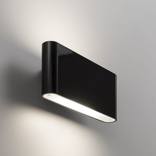 Moderne Wandleuchte - TWO FLAGS - Danese - für den Innenraum / Metall / Glas