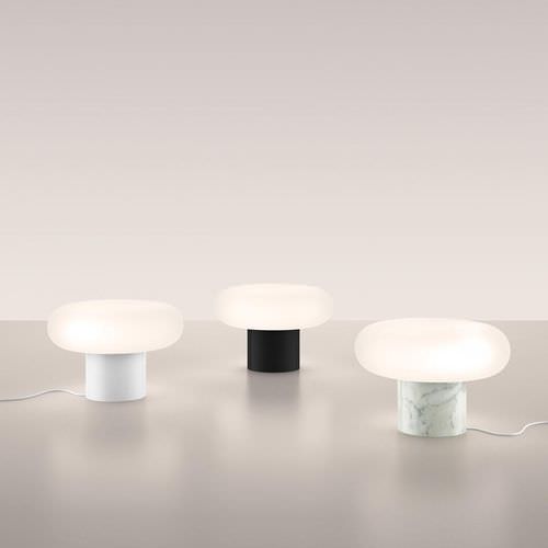Tischlampe - ITKA BASE - Danese - Glas / Keramik / Marmor