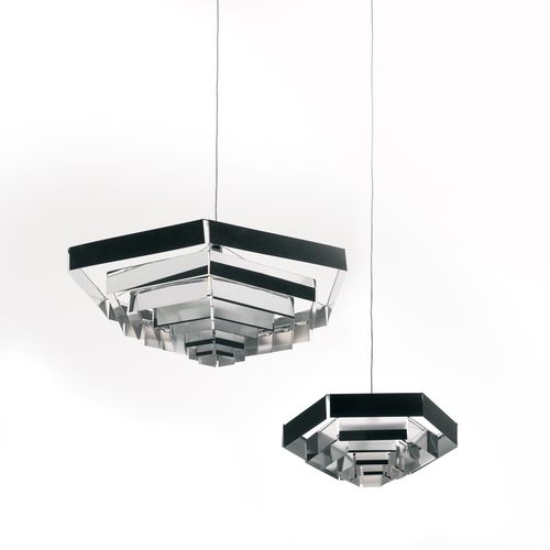 Hängelampe - ESAGONALE - Danese - Metall / modern / mit Kabel