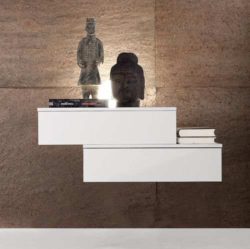 Wandmontiertes Sideboard - AIR: 3213  - Fimes dei Longoni di Longoni G.& C. - modern / Holz / lackiertes Holz