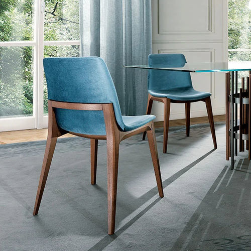 Moderner Esszimmerstuhl - ELLEN - Pacini & Cappellini - für den Innenraum / Stoff / Leder