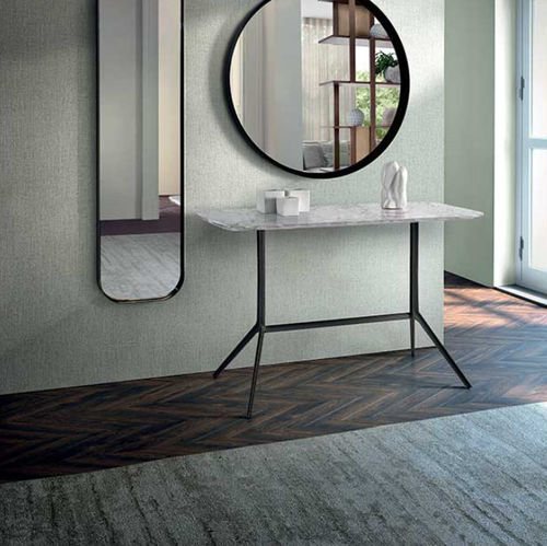 Moderner Konsolentisch - JOLLY - Pacini & Cappellini - Holz / Marmor / Gestell aus gestrichenem Metall