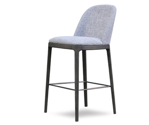 Moderner Barstuhl - GRACE - Pacini & Cappellini - für den Innenraum / Stoff / Gestell aus Esche