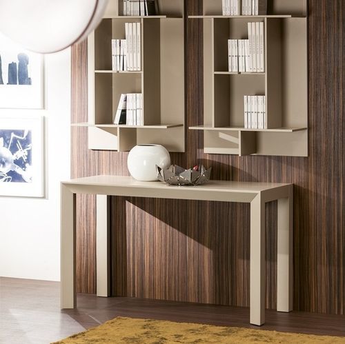 Moderner Konsolentisch - EXTRA - Pacini & Cappellini - lackiertes Holz / Esche / gebeiztes Holz