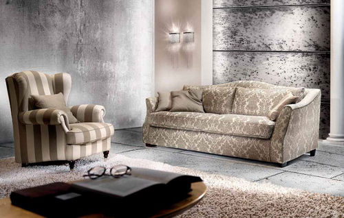 Klassisches Sofa - VISCONTI - Cava - Stoff / mehrfarbig / Zweisitzer