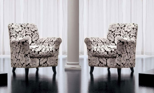 Klassischer Sessel - MICHELLE - Cava - Textil